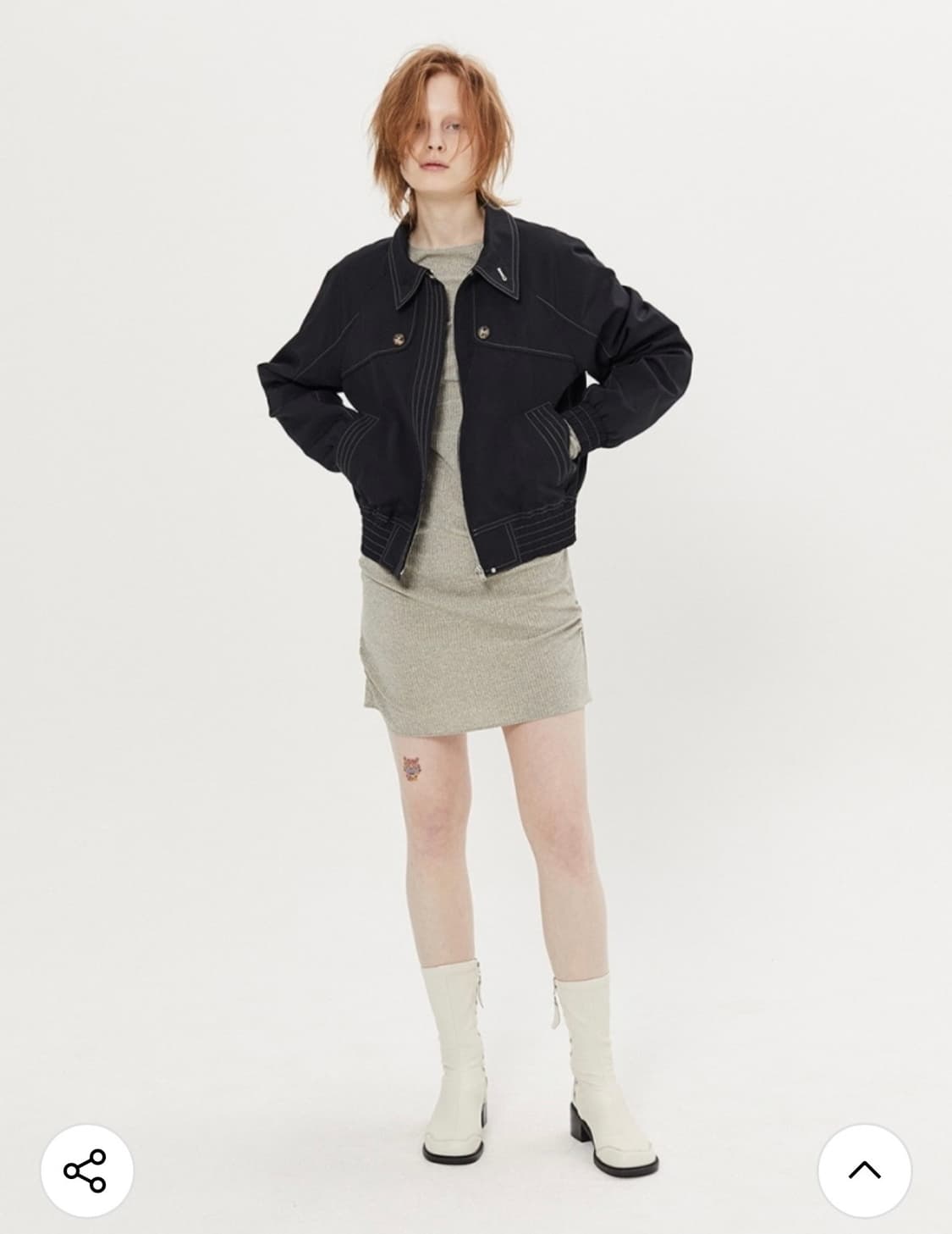 마뗑킴 matinkim 봄버자켓 블랙 팔아요 상품이미지1