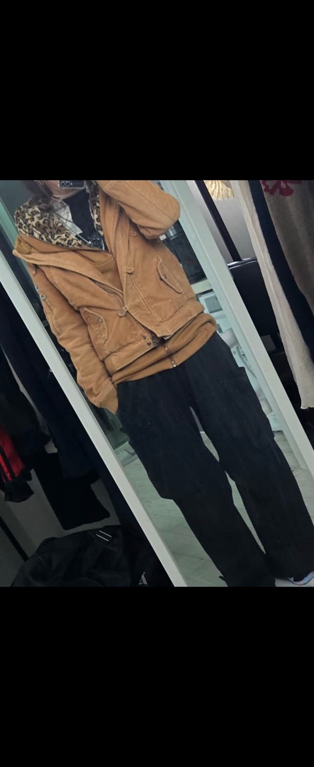  선가든 호피 후드집업+후드패딩자켓 상품이미지1