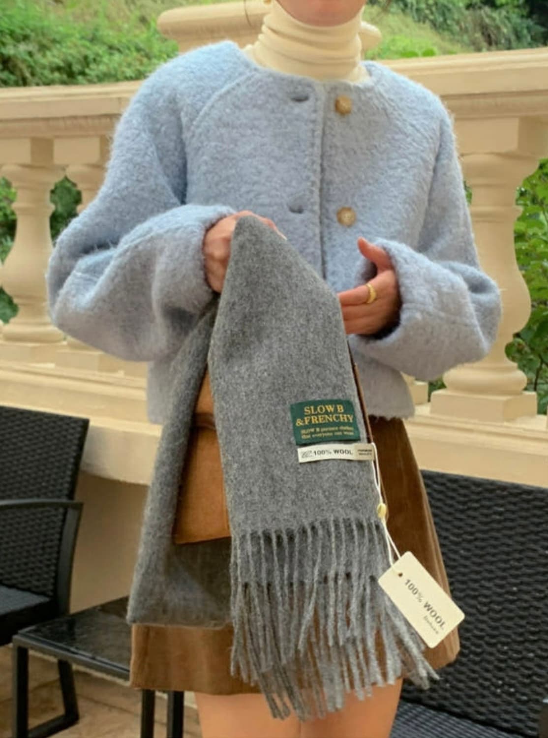 (최종가격 / 새상품) 슬로우비 그랜마 울자켓 상품이미지9