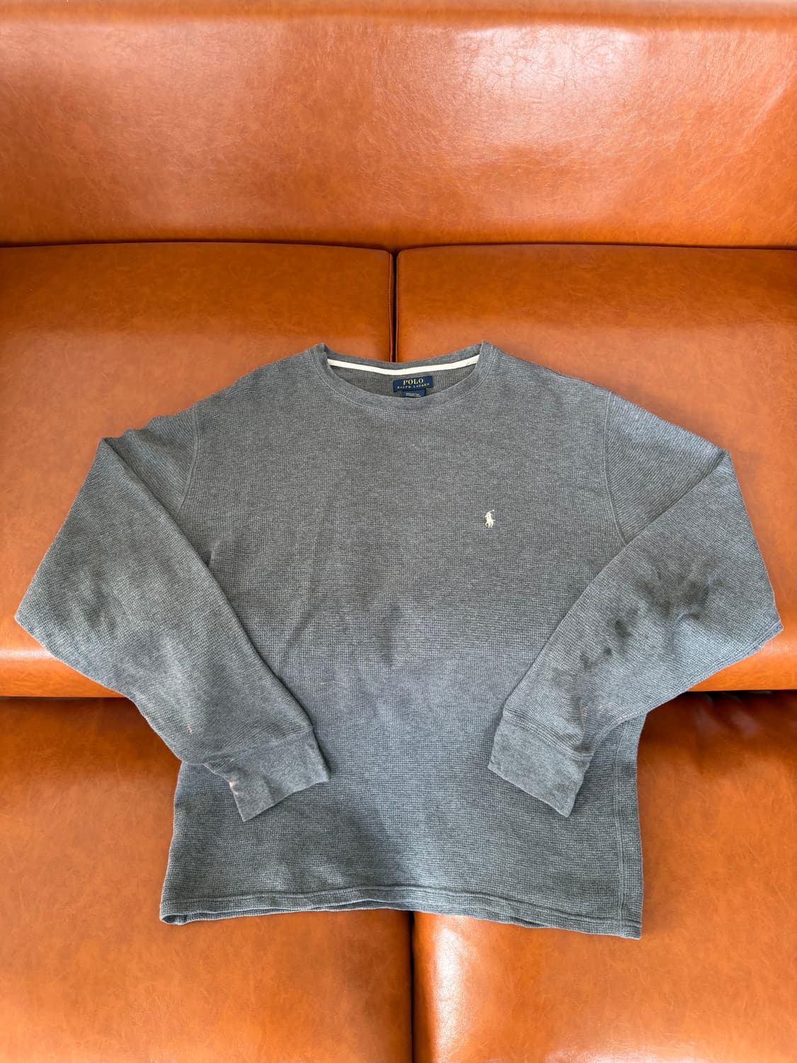 폴로 와플 롱슬리브 그레이 상품이미지8