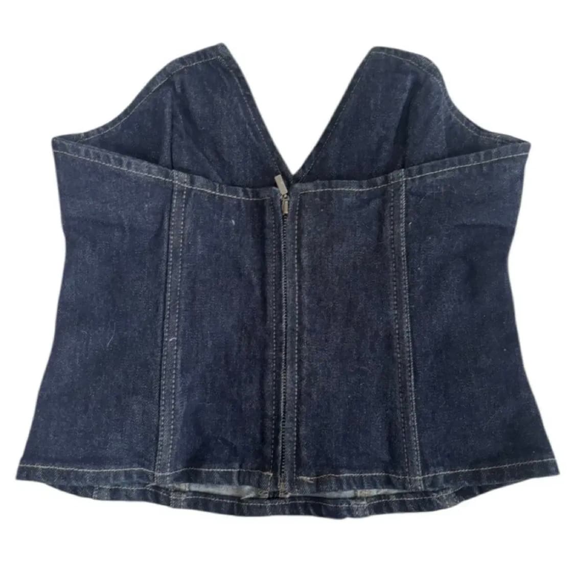 [반택포] 자라 ZARA 데님 코르셋 튜브탑 상품이미지2