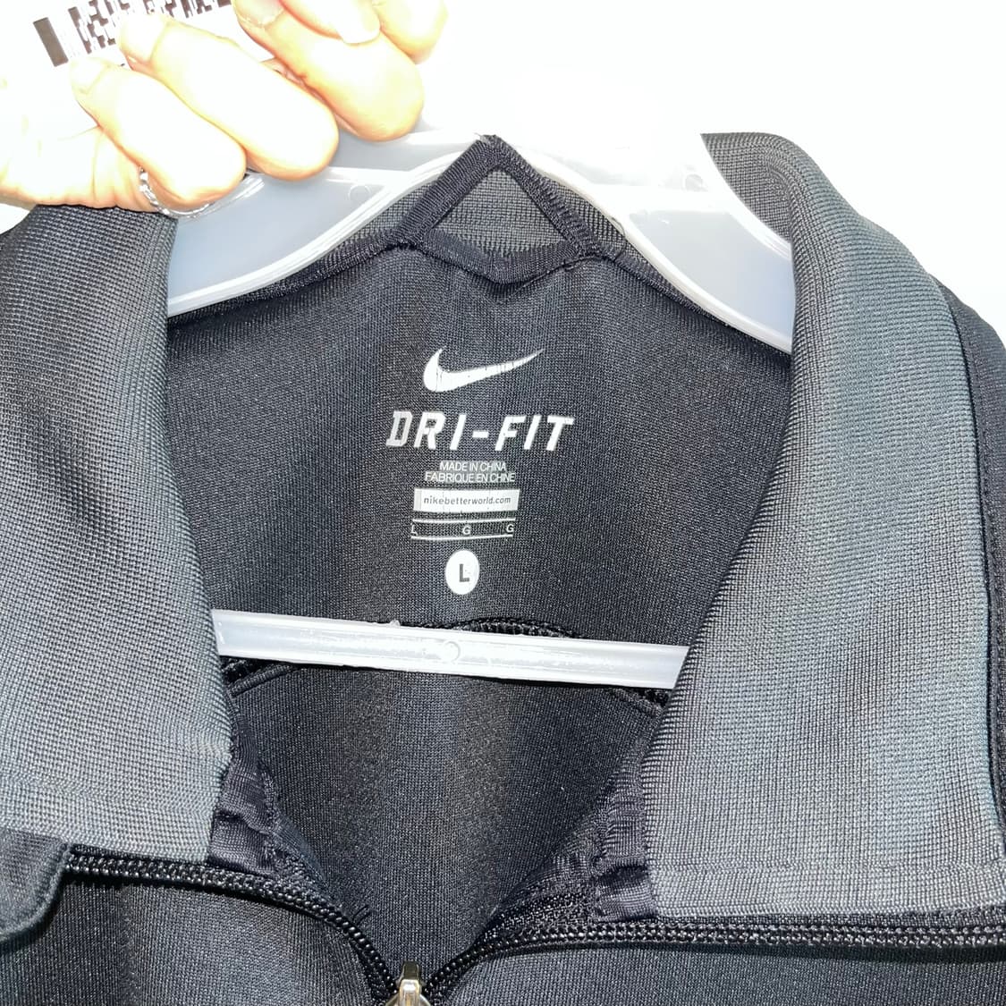 Nike Black Dri-FIT Track Jacket 상품이미지5