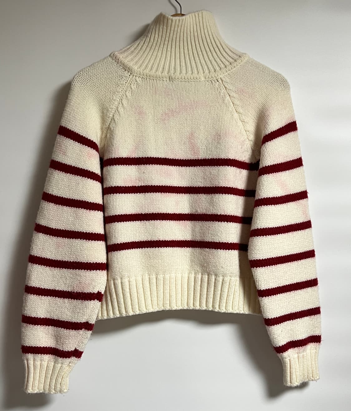 폴로 랄프로렌 반집업 크롭 니트 스웨터  상품이미지5