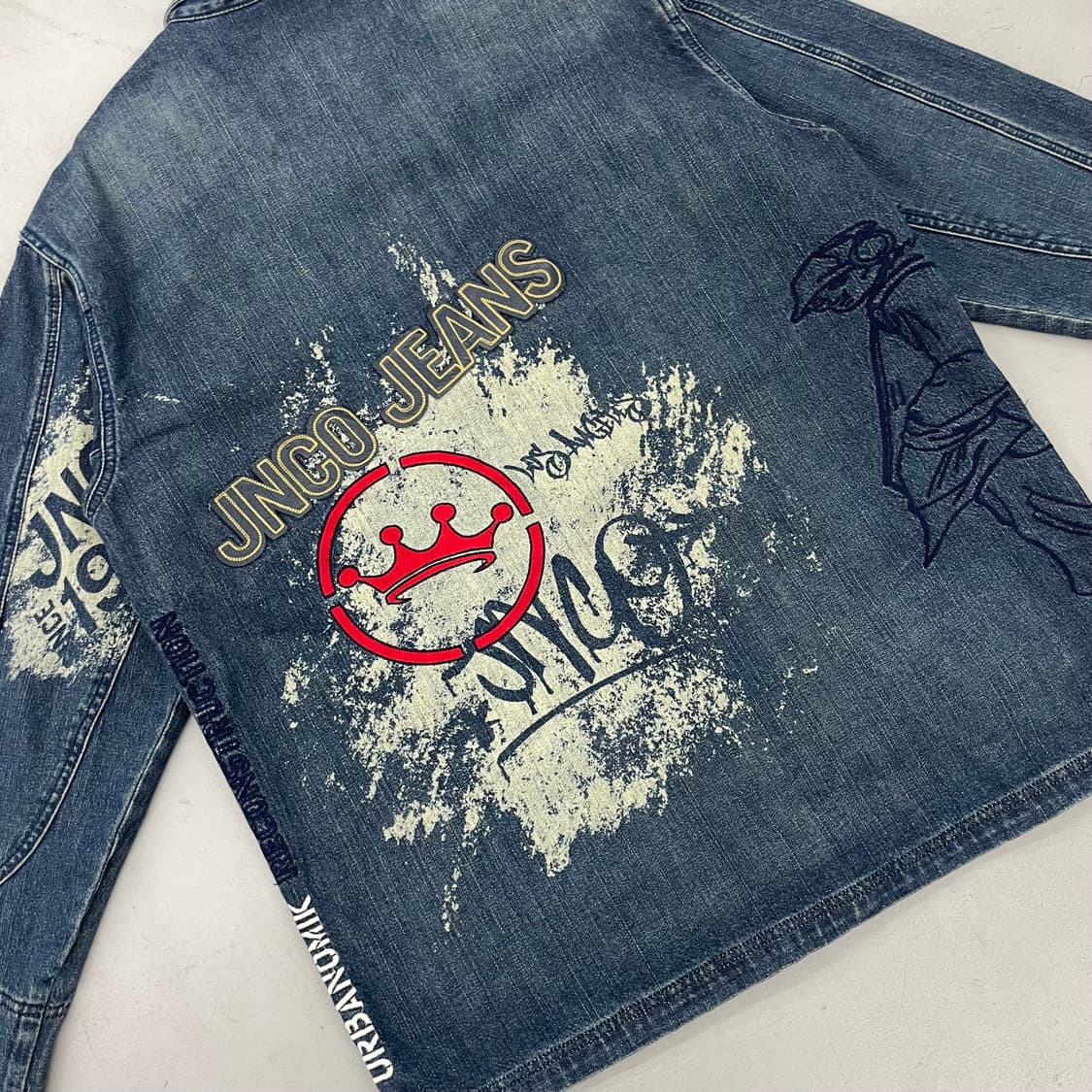 JNCO 징코 진코 90s 올드스쿨 초어 데님자켓 상품이미지4