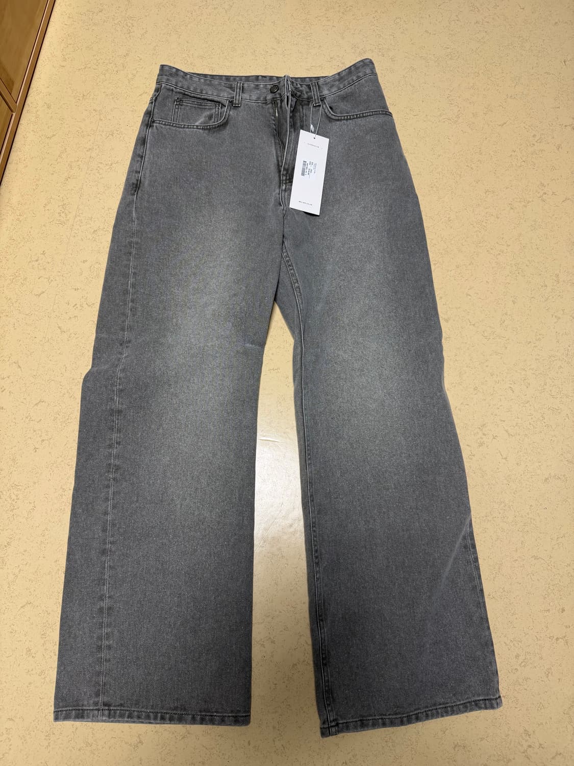 벨리에 트루 와이드 데님 빈티지 카키(택도 안뗀 새상품) 상품이미지3