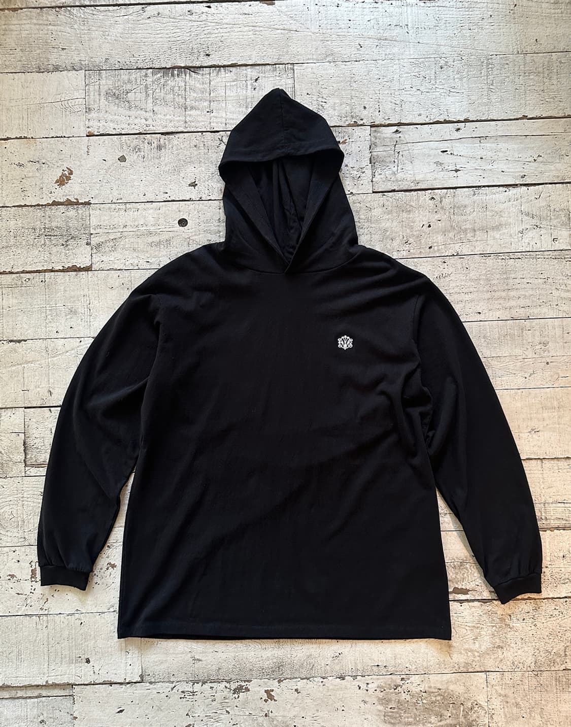 innir 이니어 후드 티셔츠 블랙 상품이미지1