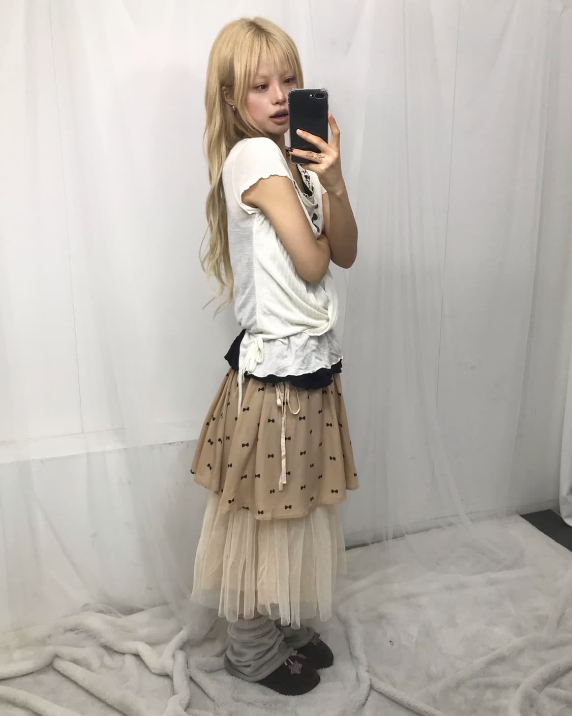 ✿베이지 러블리 너드 set ✿ 상품이미지2