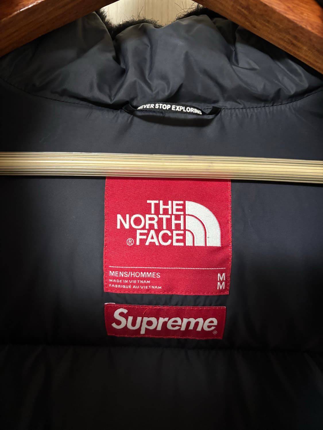 슈프림 노스페이스 퍼 눕시 M 상품이미지5