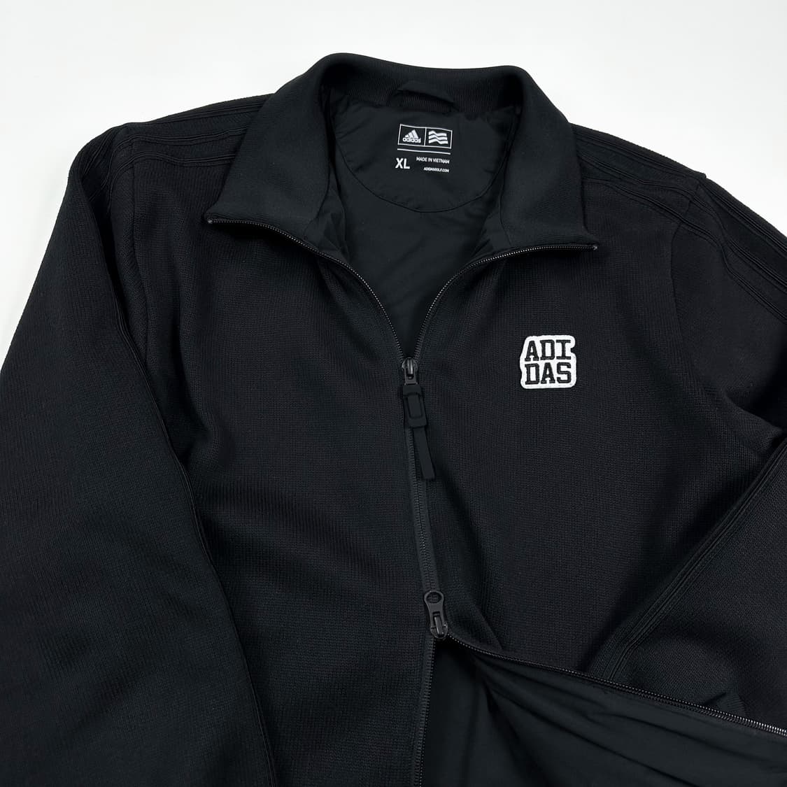 아디다스 골프 헤비코튼 집업 져지 블랙 XL 상품이미지4