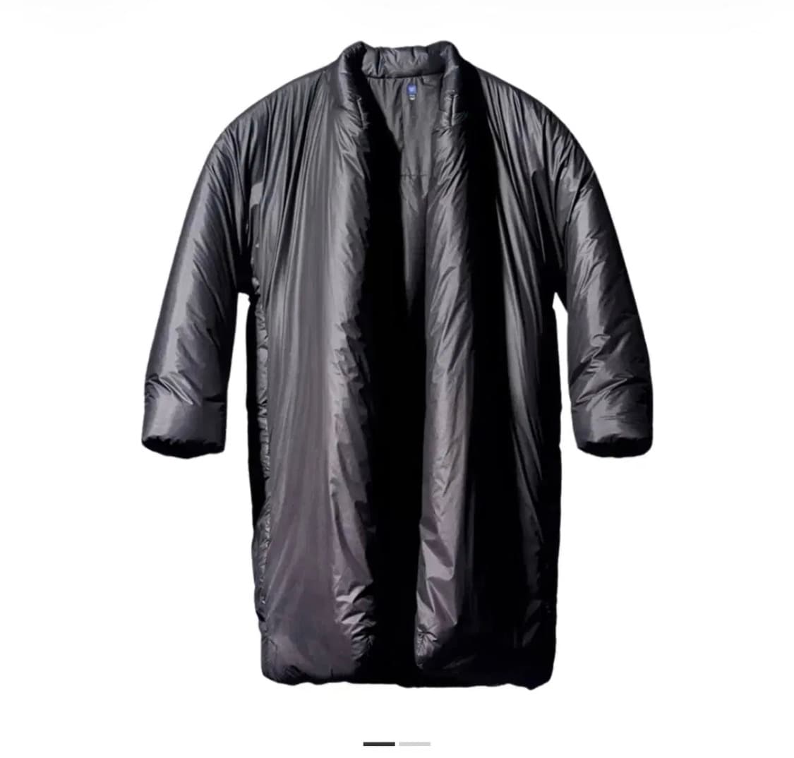 [정품] 이지 갭 라운드 자켓 블랙 칸예 롱패딩 M 상품이미지1