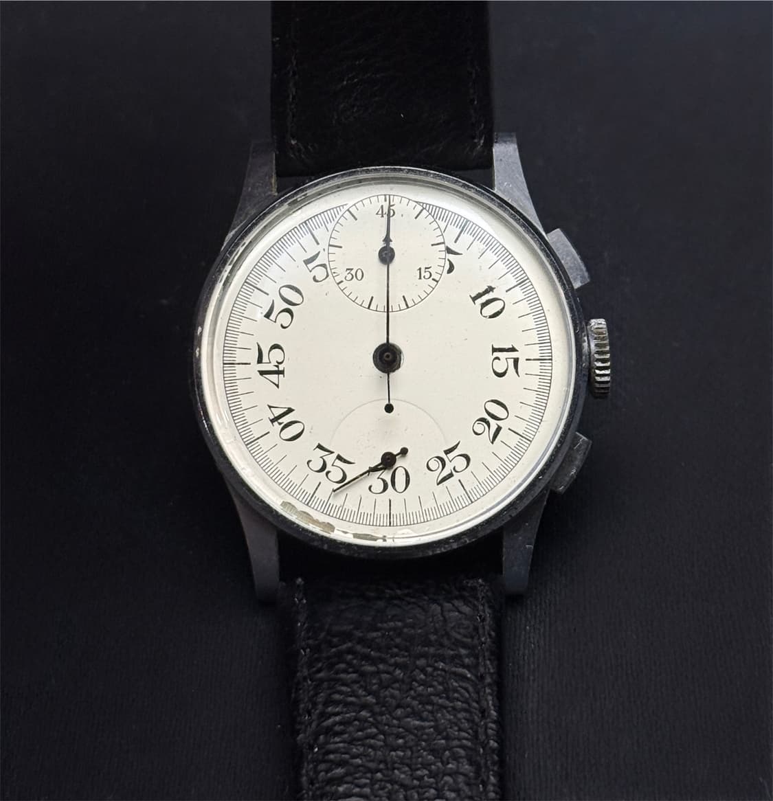 40‘s WWII 피어스 영국군 크로노그래프 타이머 시계 상품이미지1