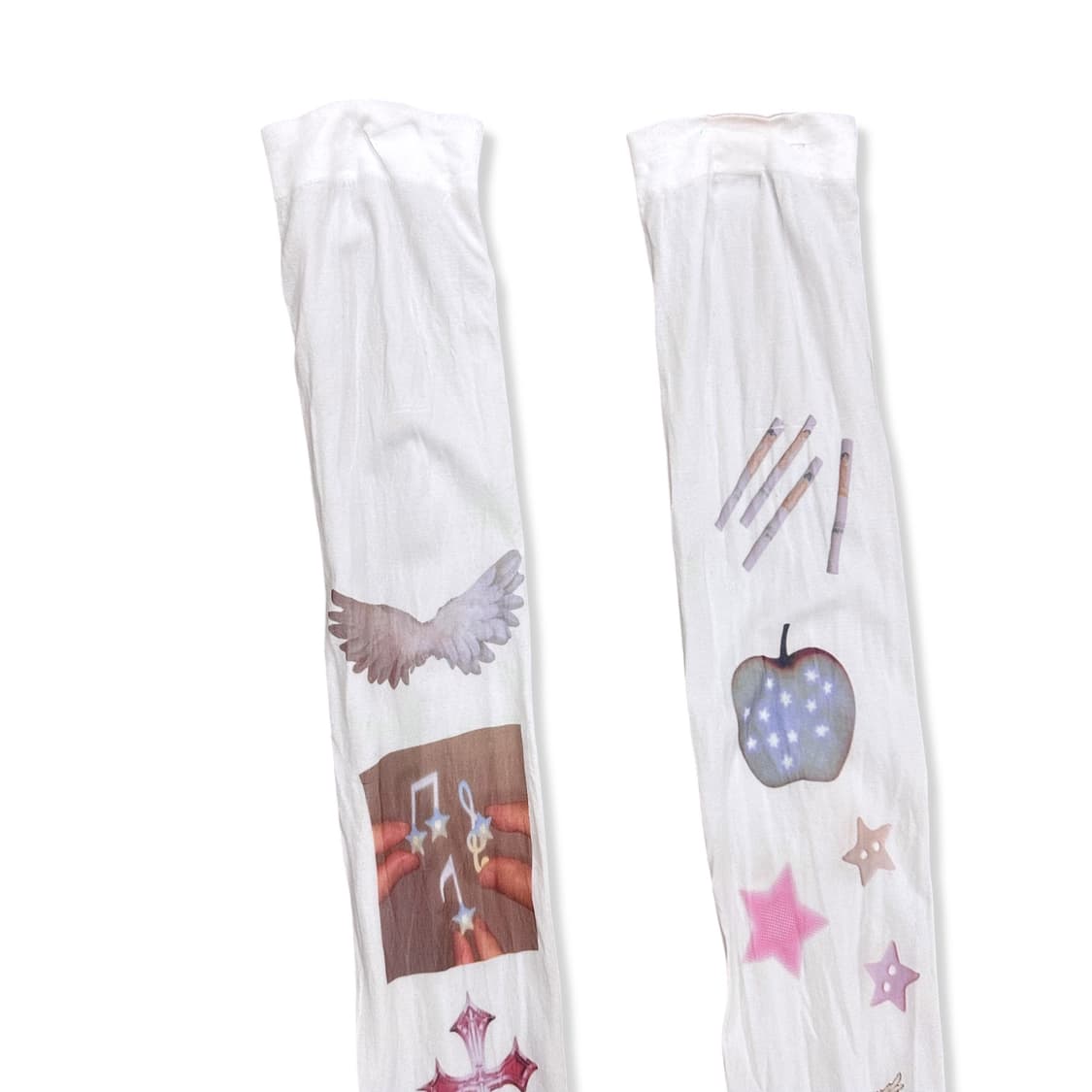 Pink Archive White Knee-High Socks 상품이미지2