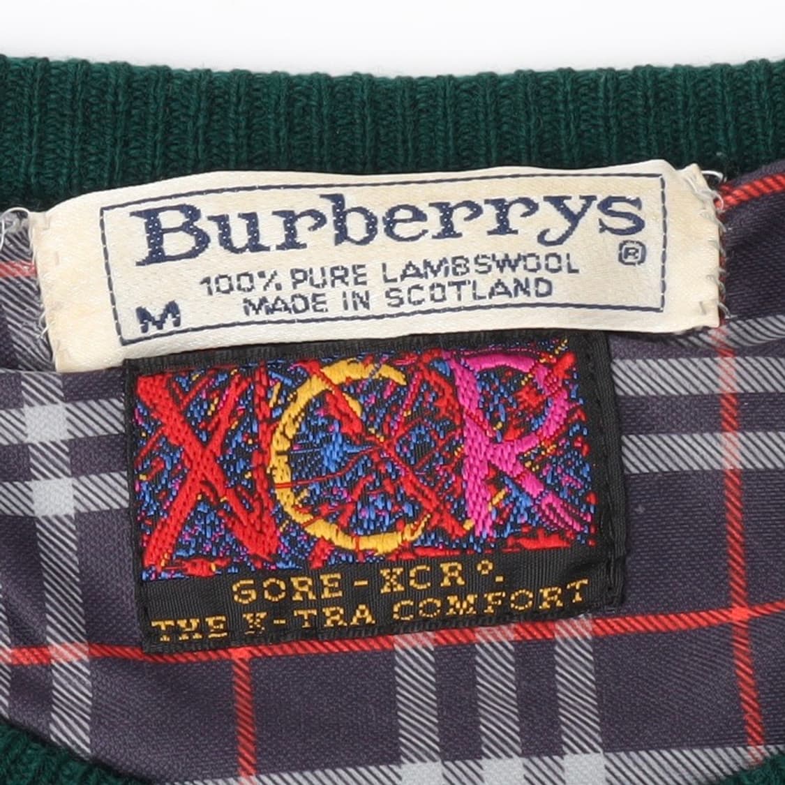 버버리 딥그린 월계수 퓨어 램스울 고어 니트 상품이미지8