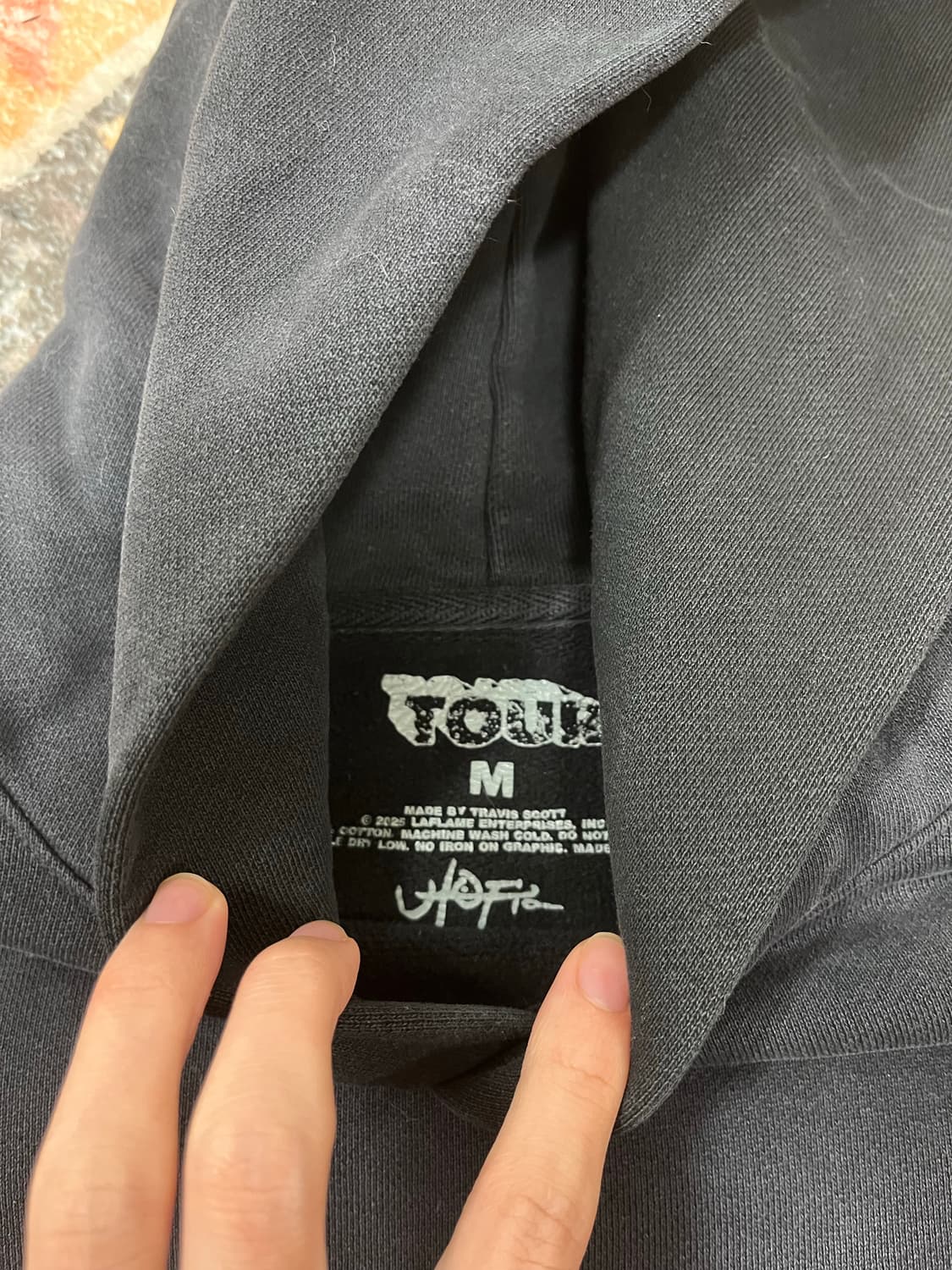 트레비스 스캇 머천 내한 md 후드티 M 상품이미지2