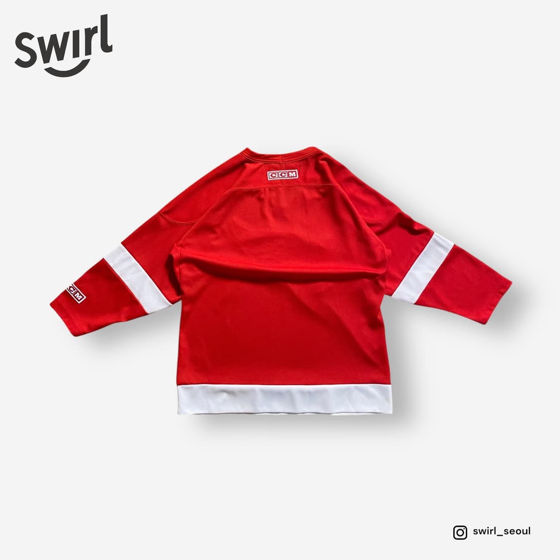 🌊 CCM Detroit Red Wings Jersey 상품이미지2