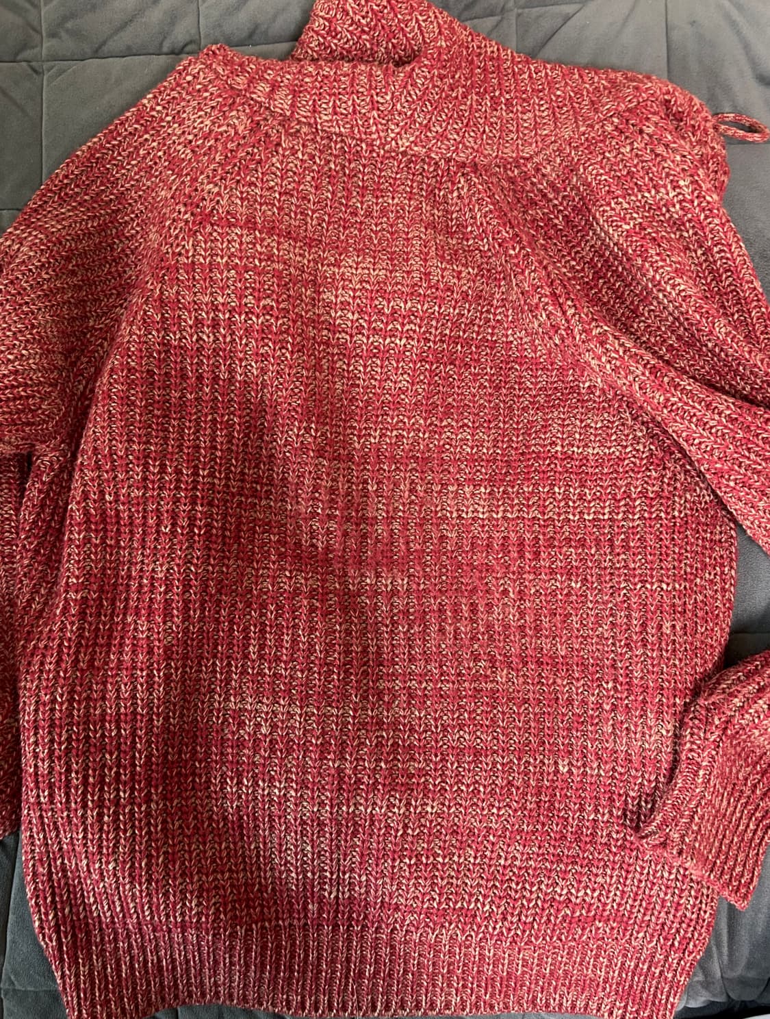 애프터프레이 인타르시아 니트 후드집업 상품이미지3