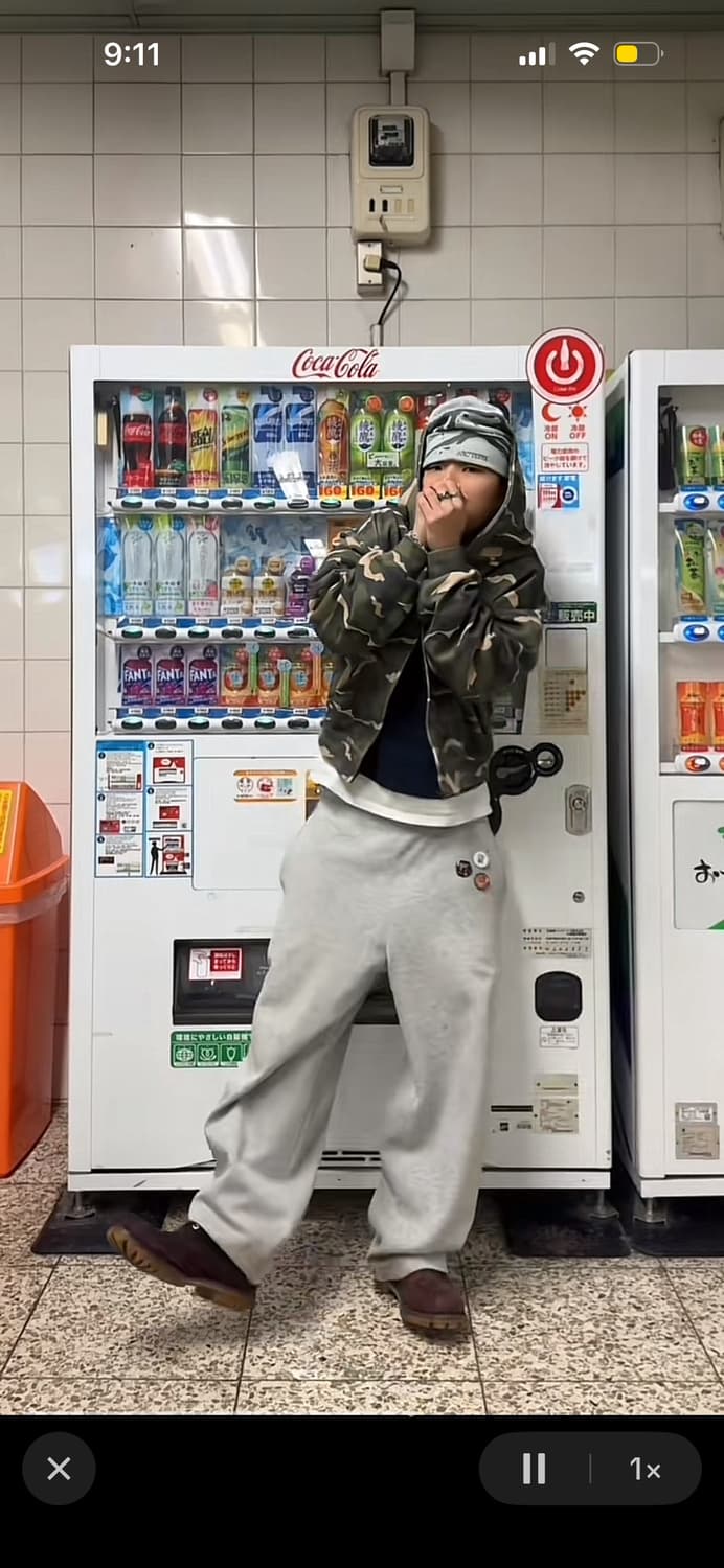 벨벳 카모 후드집업 상품이미지3