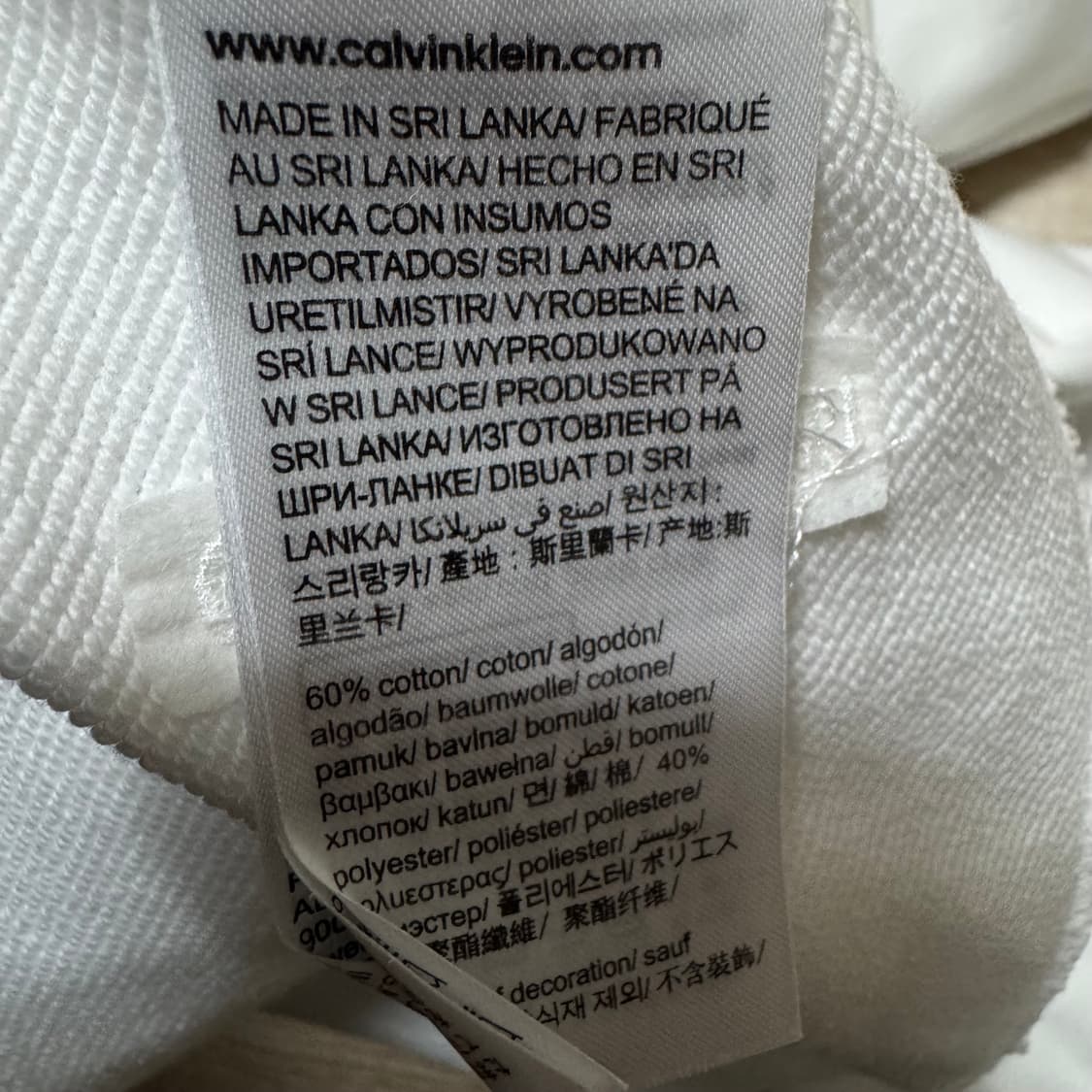 캘빈클라인 로고 라운드 맨투맨 상품이미지5