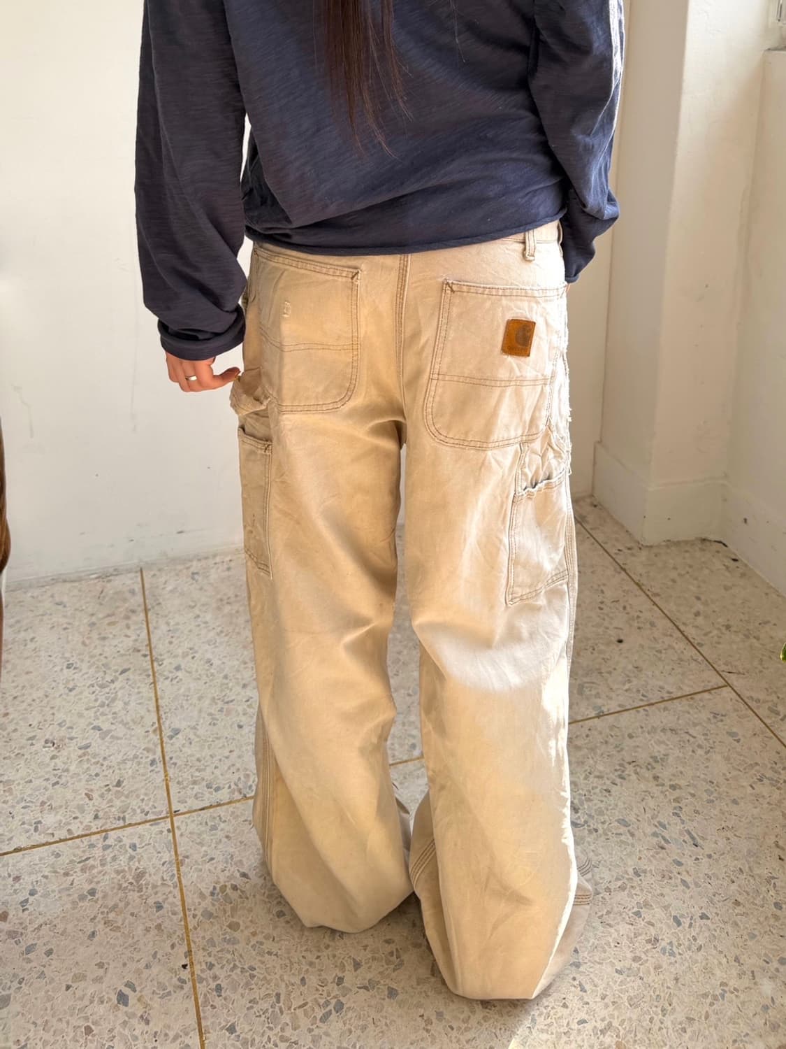 칼하트 워크팬츠 베이지 상품이미지3