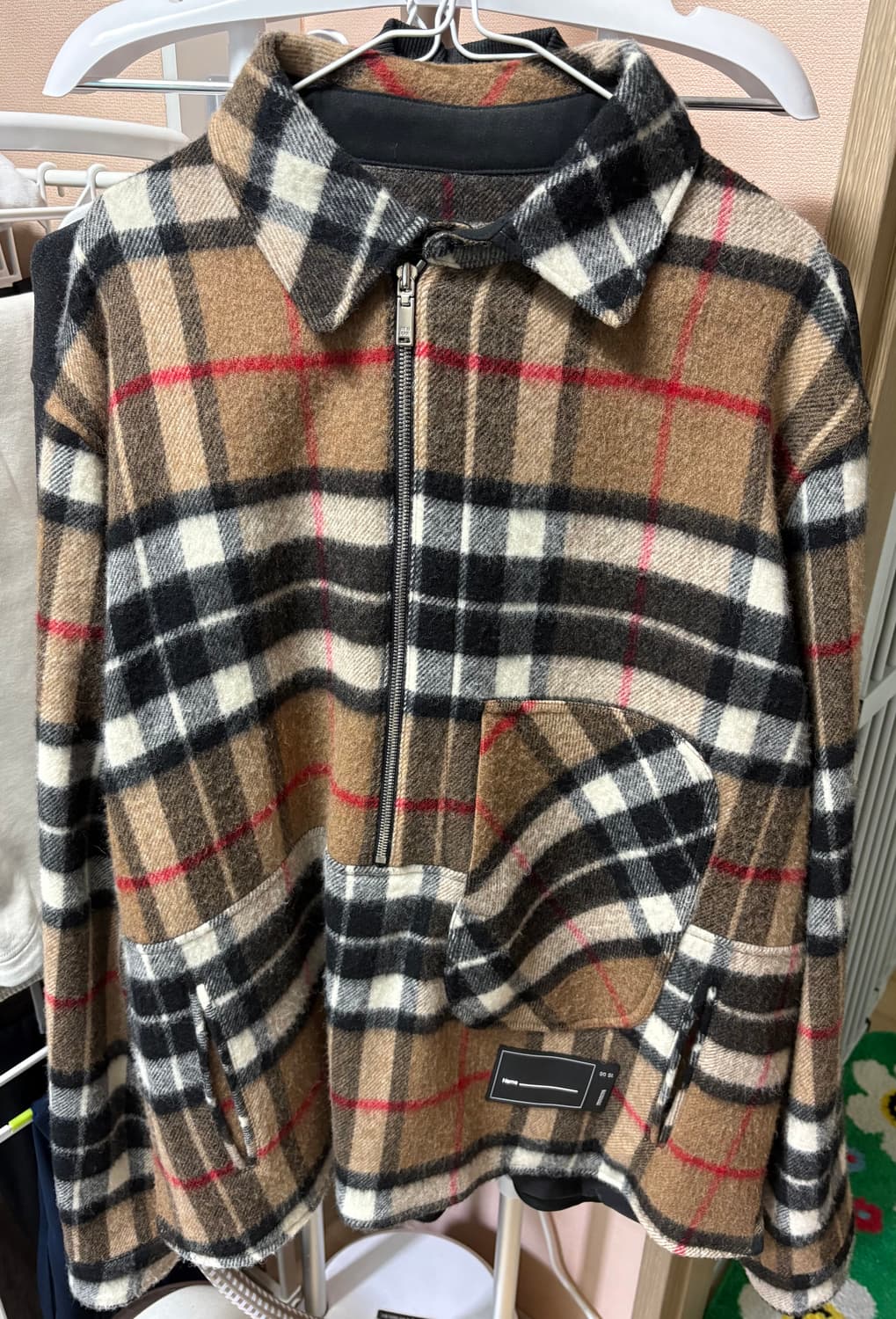 We11done 웰던 하프집업 아노락 베이지 / L 상품이미지2