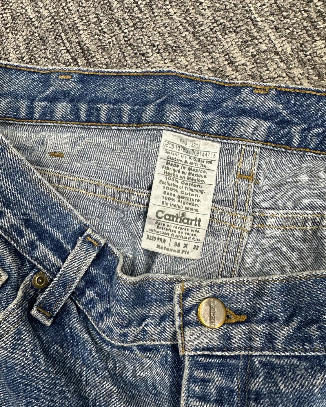 (허단47)칼하트 빈티지데님-M1753 상품이미지4