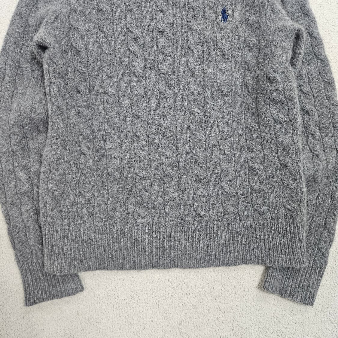 폴로 랄프 로렌 신형 울 캐시미어 케이블 니트 S 상품이미지2