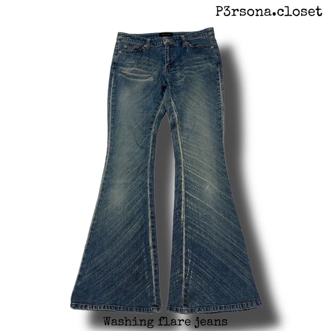 Washing flare jeans 상품이미지1