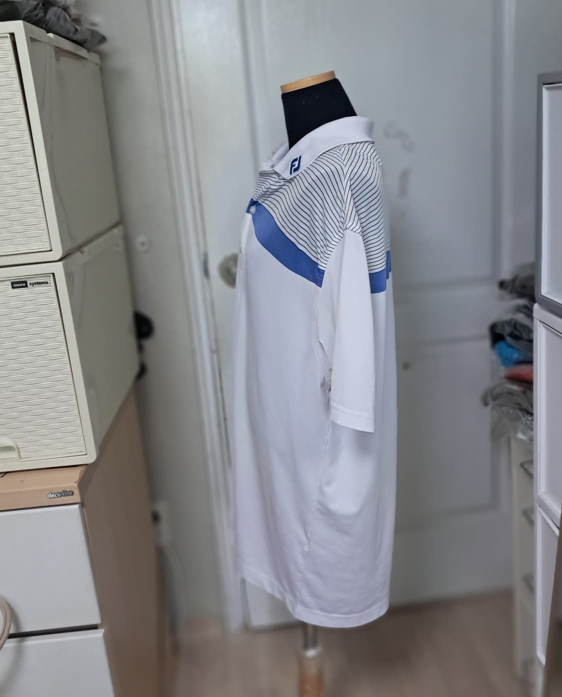 FJ 풋조이 정품 골프 반팔 카라티 반팔티셔츠  L 상품이미지3