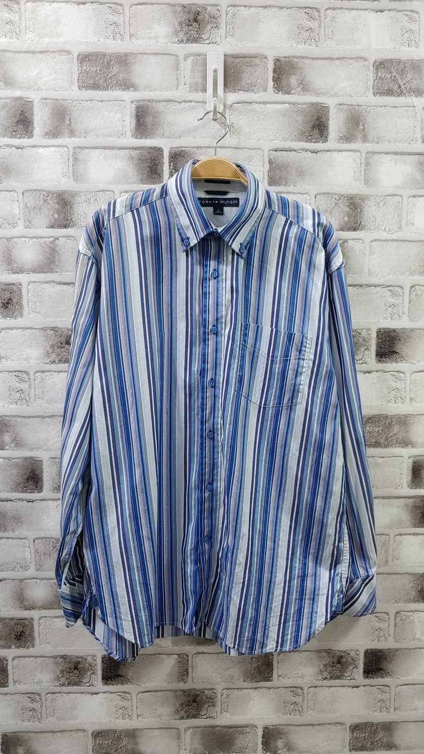 95 타미 스트라이프 셔츠 M 739 상품이미지1