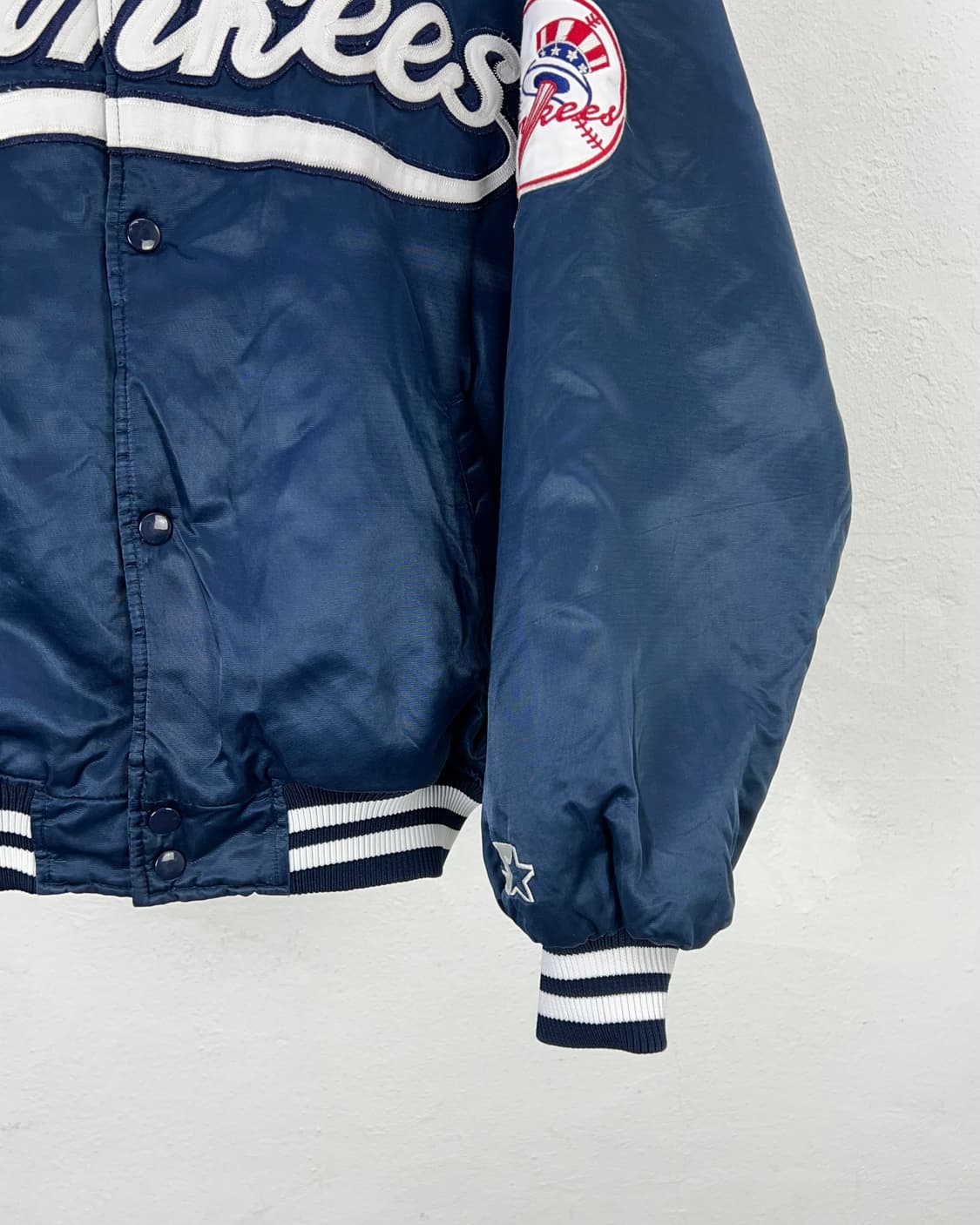 스타터 네이비 뉴욕 양키즈 새킨 바시티 자켓 상품이미지5