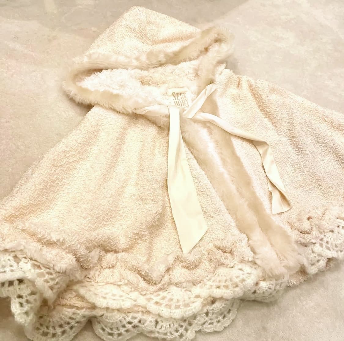 빈티지 니트망토 케이프 그런지페어리 캐캐체 모리걸 핀터깔 달천 대장y2k 상품이미지1