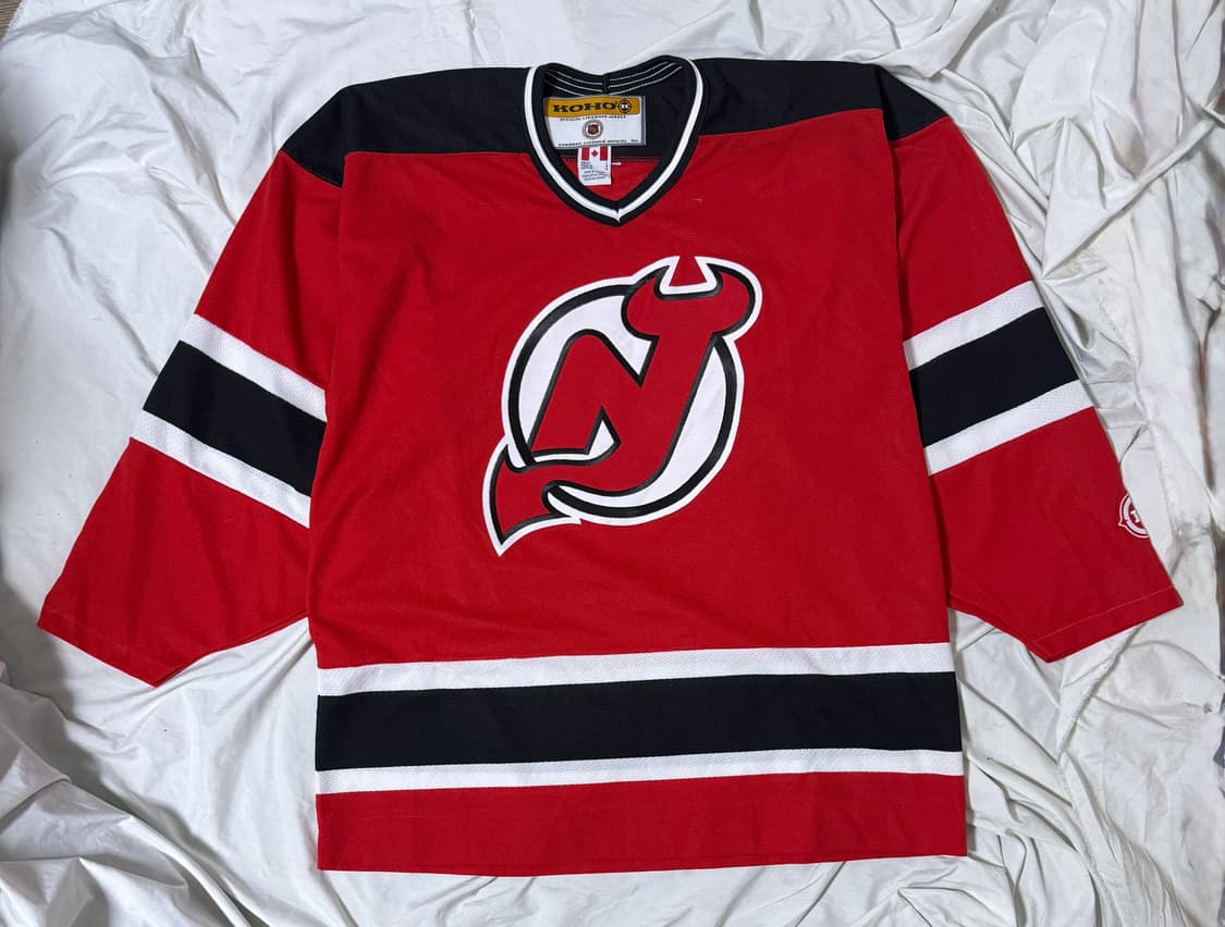 90s koho nhl 뉴저지 데블스 하키 져지 상품이미지1