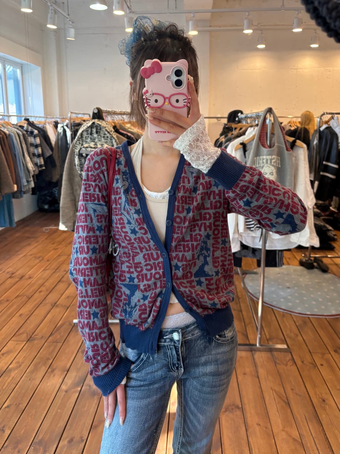 히스테릭글래머 스타 가디건 상품이미지4