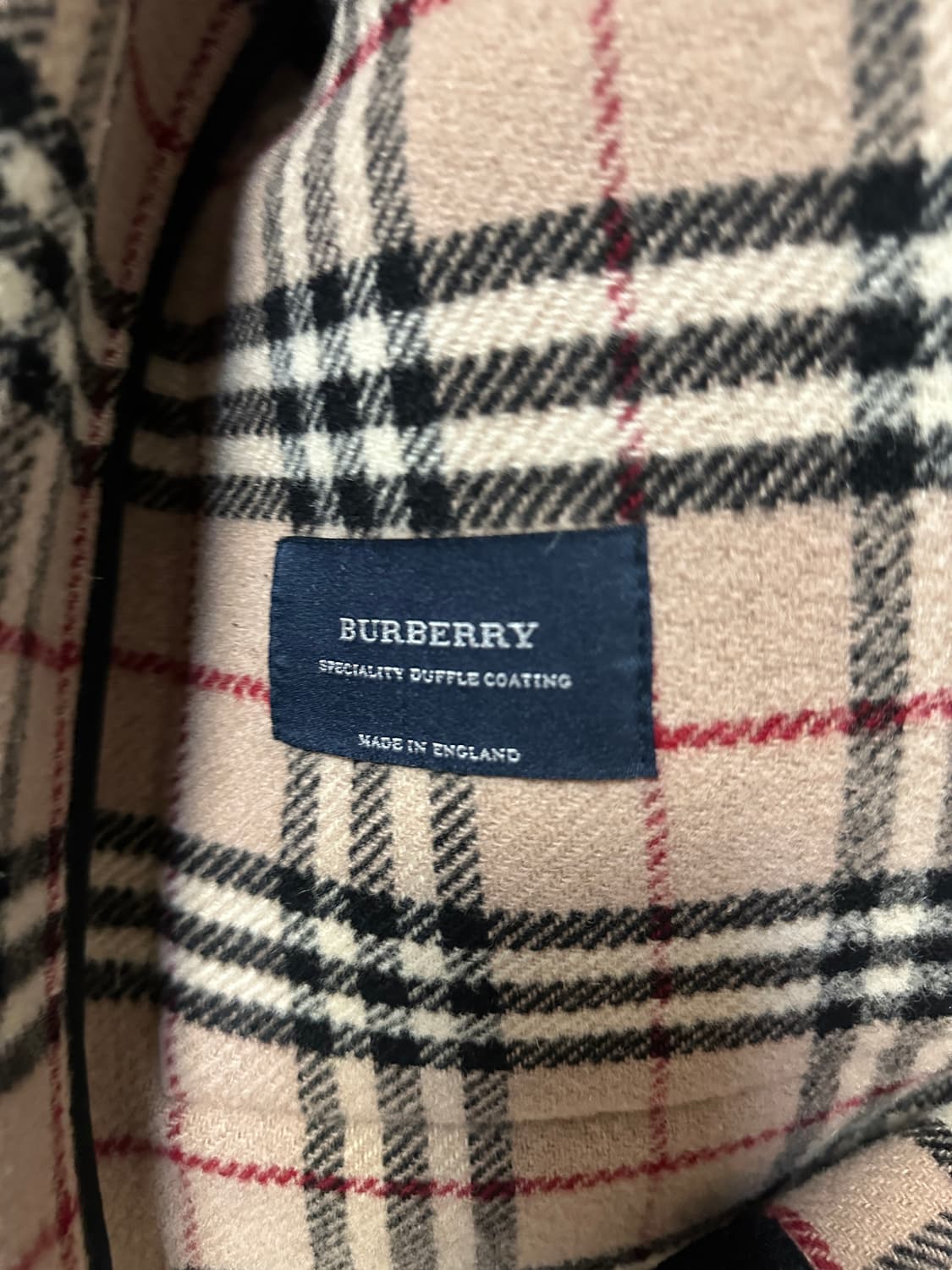 버버리 블랙 더플 코트 정품 M 여성 코트 상품이미지5