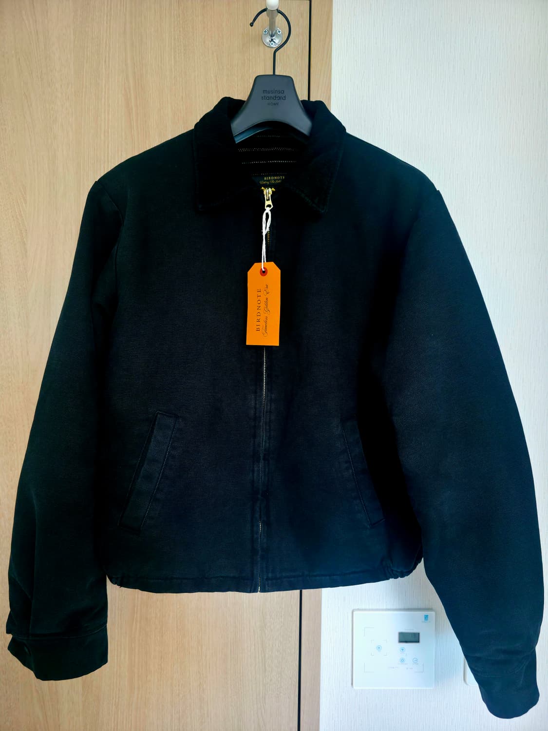 [42] 버드노트 헤비 덕 자켓 블랙 상품이미지1