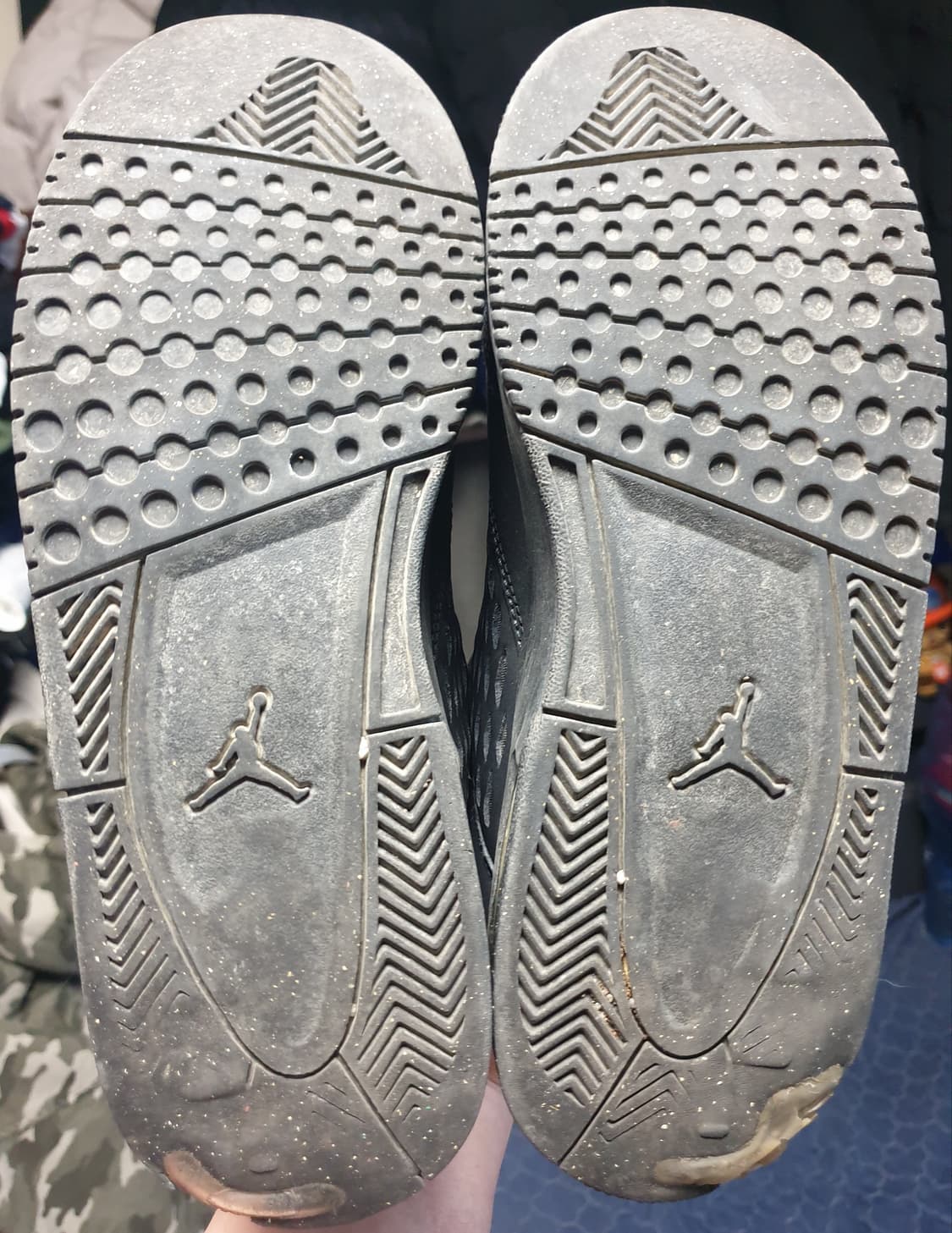 나이키 조던 플라이트 오리진4 스니커즈 올블랙 (245) 상품이미지4