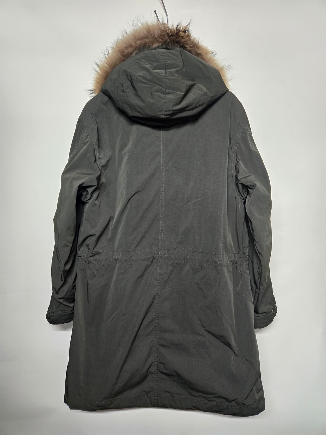 Sisley 여성 후드 롱라쿤  퍼  야상 패딩 42 상품이미지5