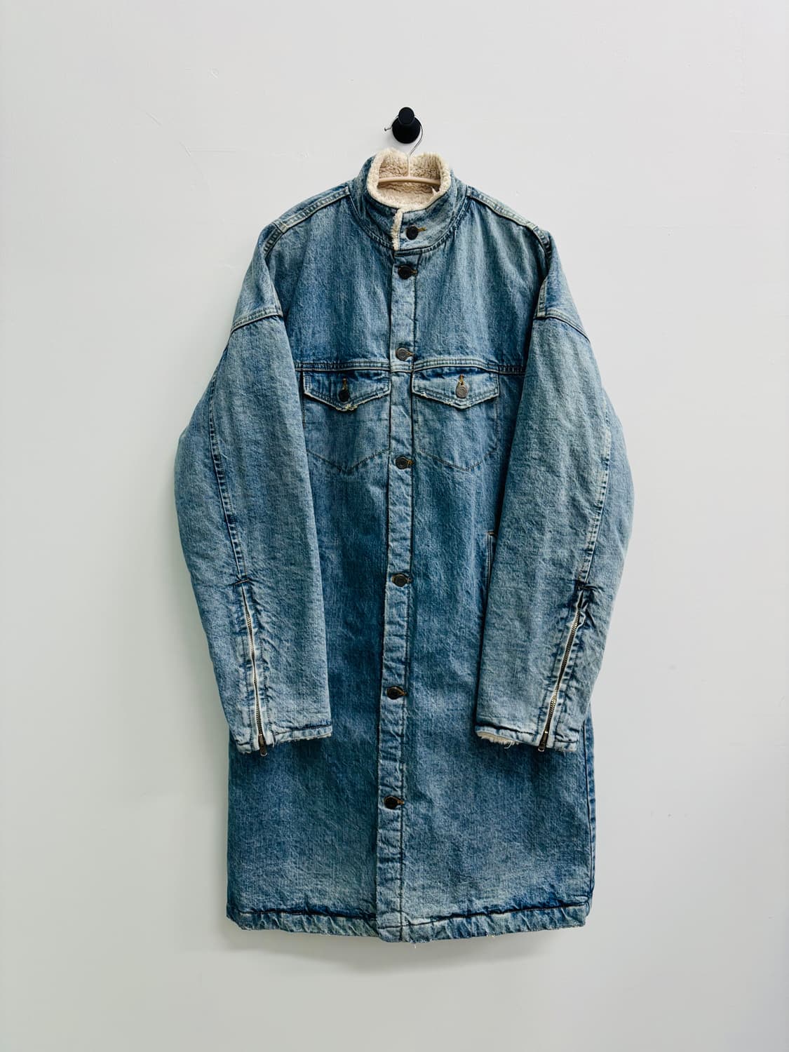 피오갓 Fear of God 셰르파 라이닝 데님 롱 자켓 상품이미지1