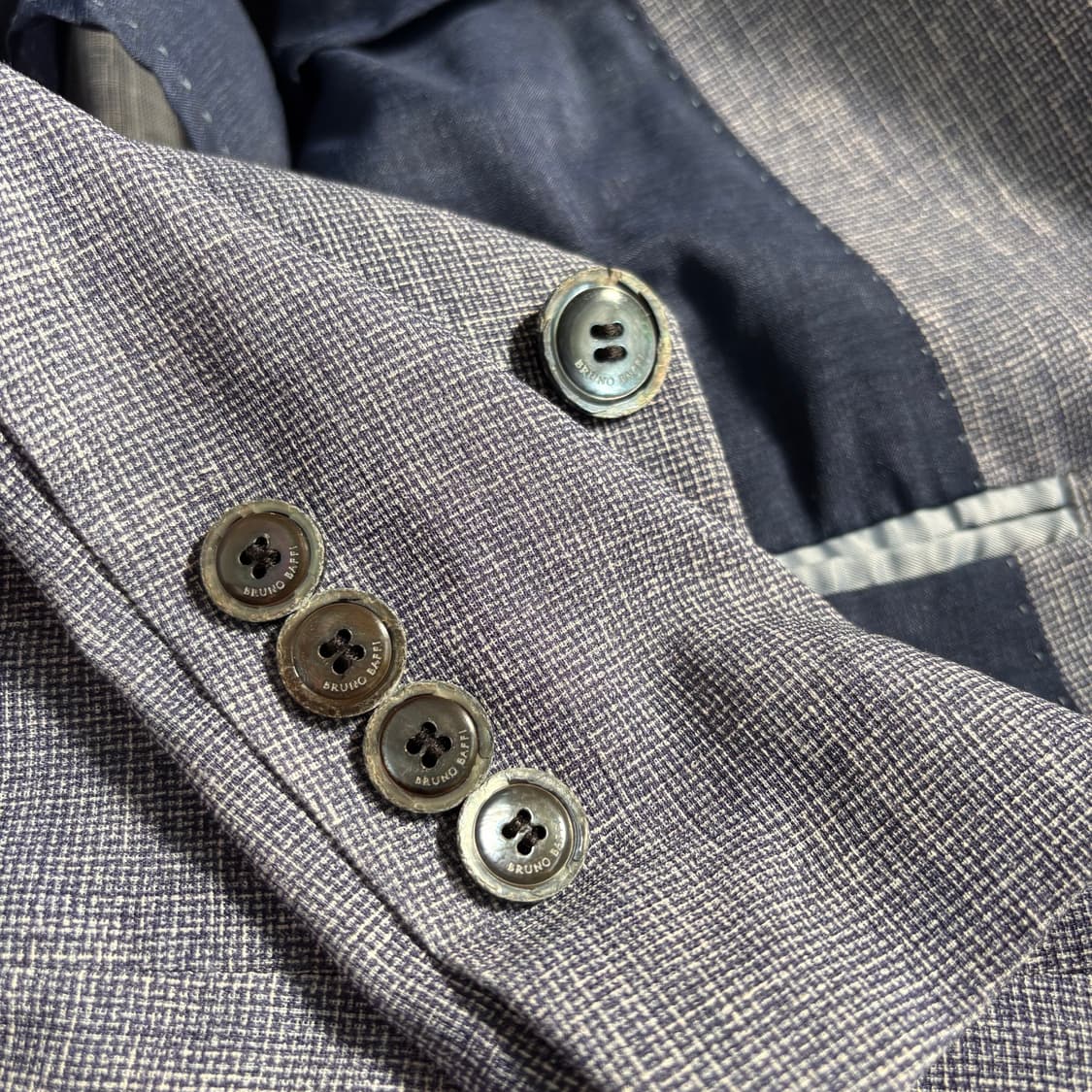 브루노바피 100 캐주얼 콤비 자켓 린넨 느낌  상품이미지9
