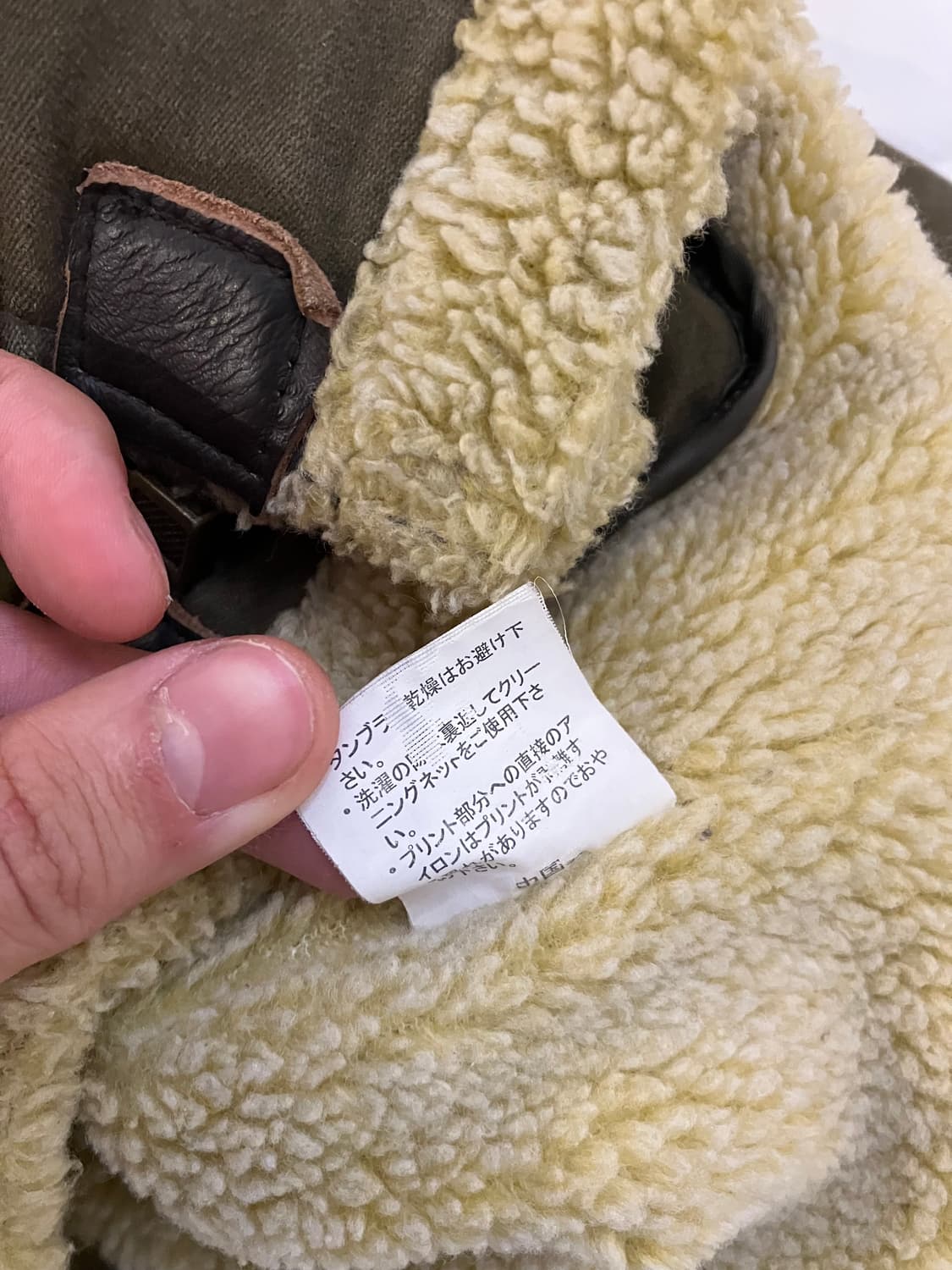 아비렉스 B-3 워호크 페인팅 무스탕 자켓 상품이미지8