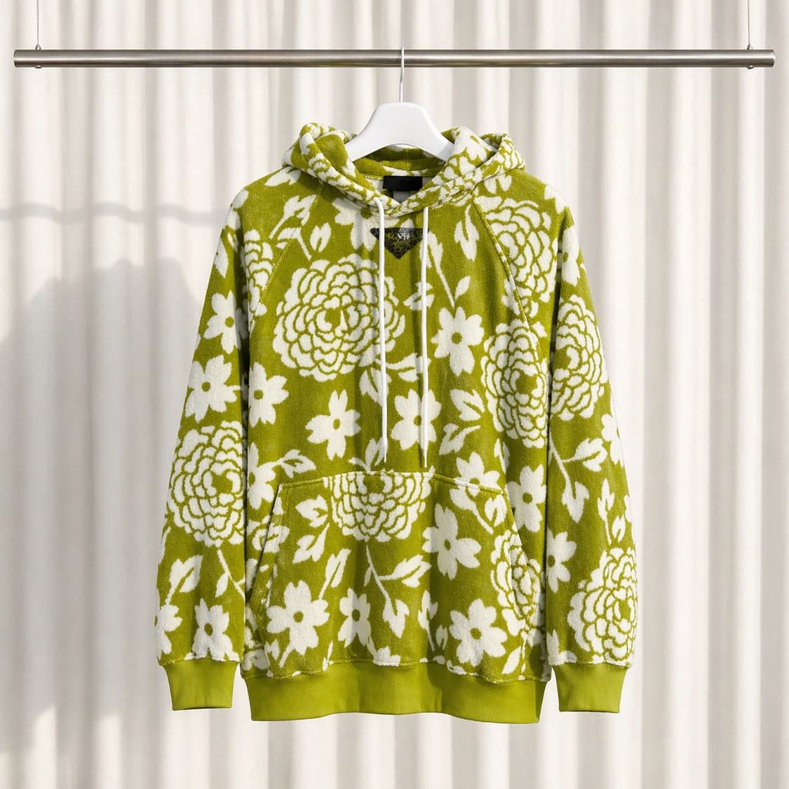 (105) 프라다 플라워 테리 삼각로고 후드티 상품이미지1