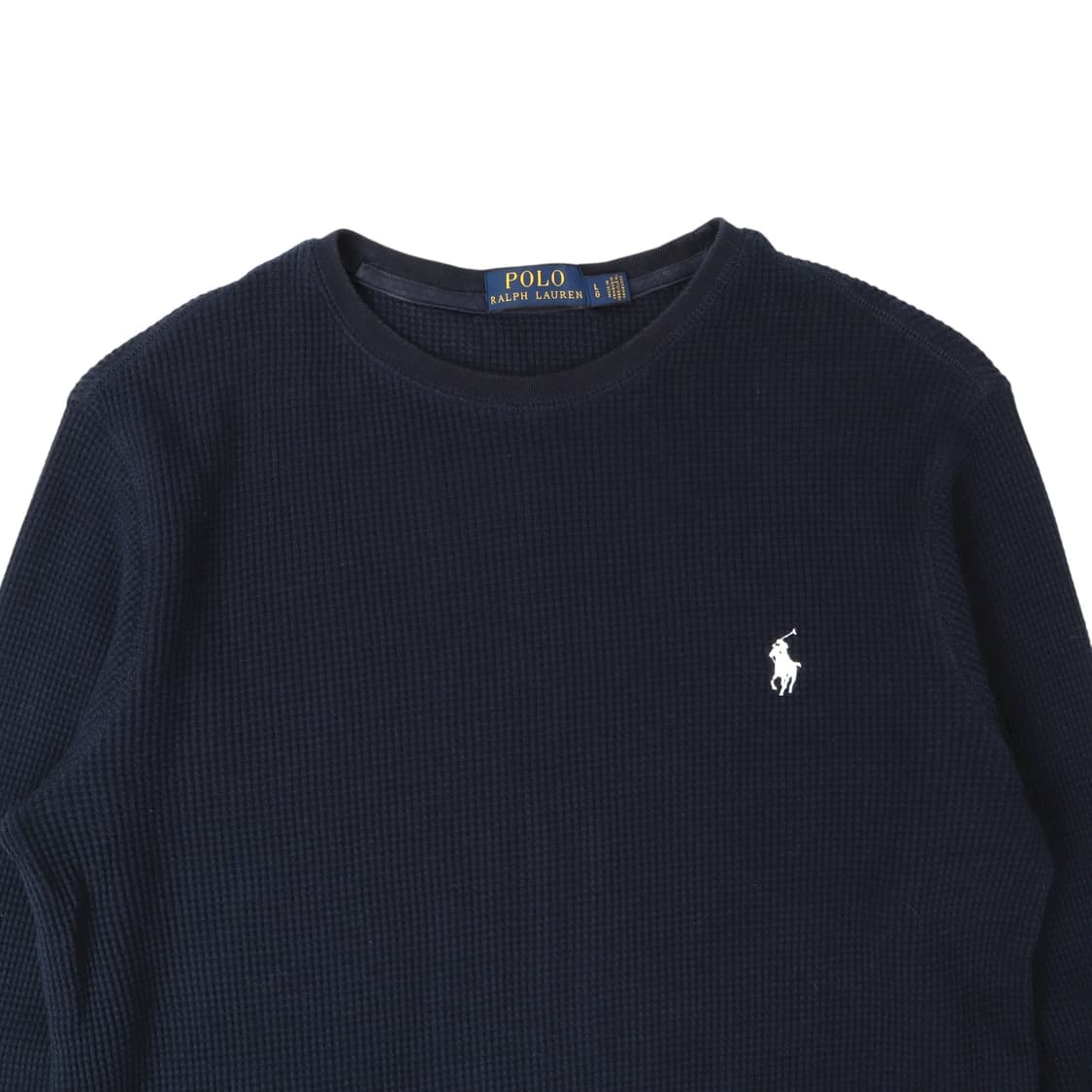 폴로 랄프로렌 네이비 와플 롱슬리브 티셔츠 상품이미지2