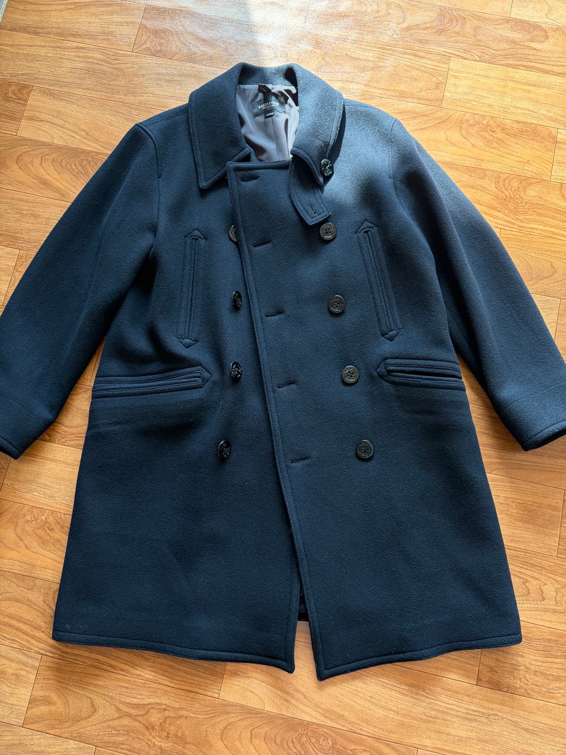 [L]이스트로그 울 피코트 네이비 상품이미지7