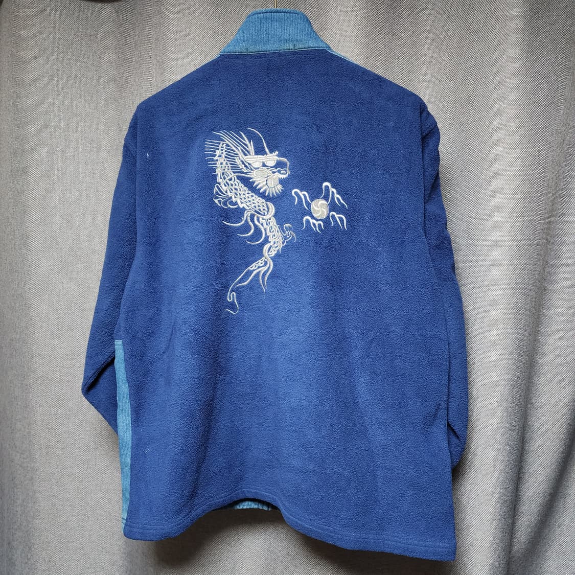 챌린지스피릿 아메카지 워크웨어 오리엔탈 폴리스 용 자수 집업 상품이미지2