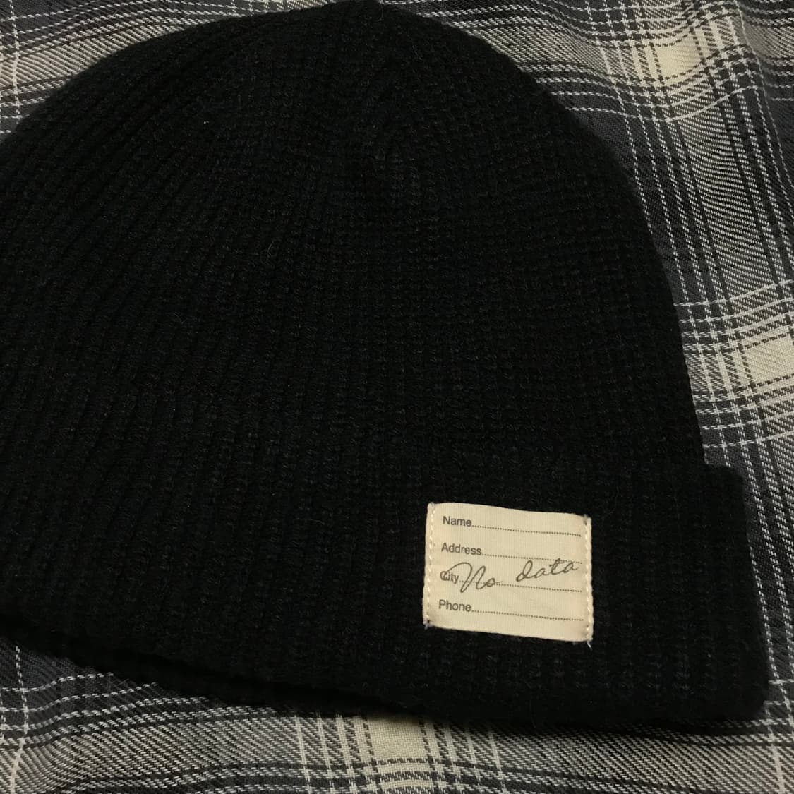 재팬 밀리터리 와플 헤비 와치캡 비니블랙 상품이미지2