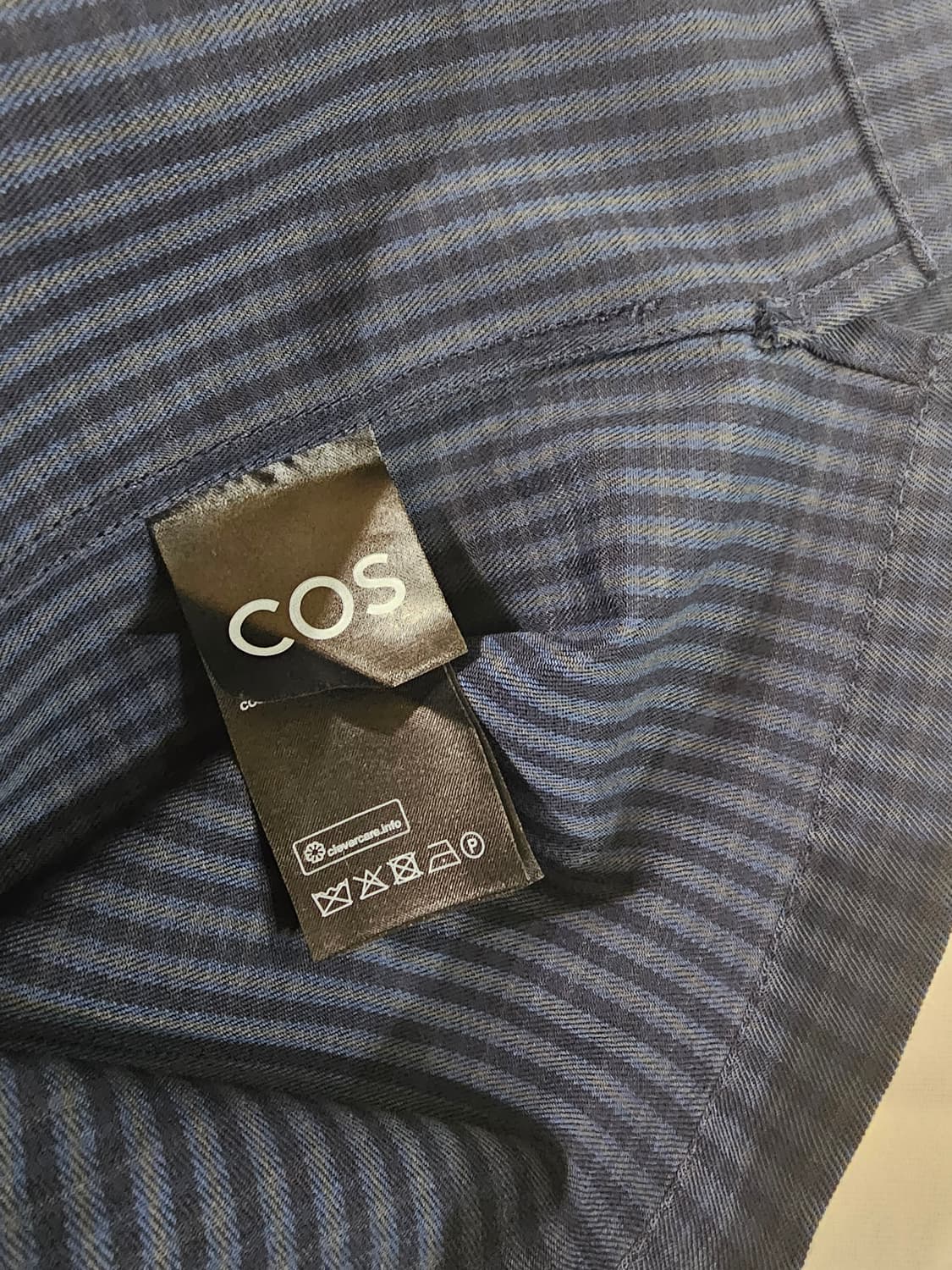 [새상품/XS] COS 코스 남성 릴렉스드 체크 셔츠 자켓 상품이미지9