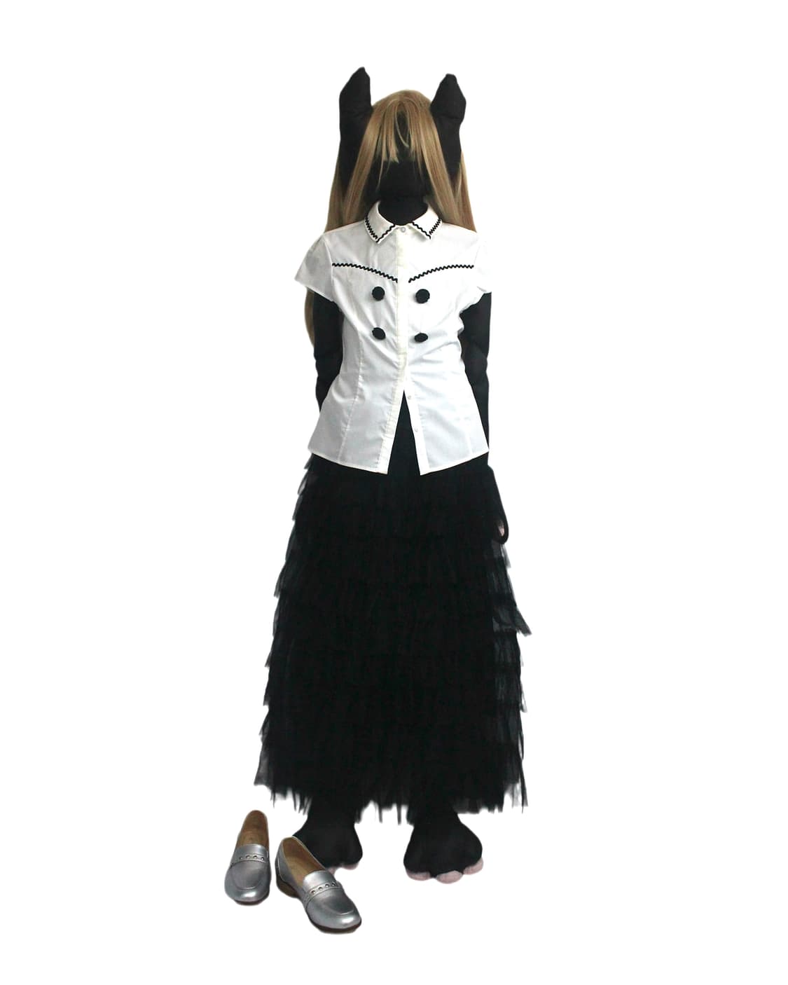 Layered can-can sha long skirt (JPN) 상품이미지3