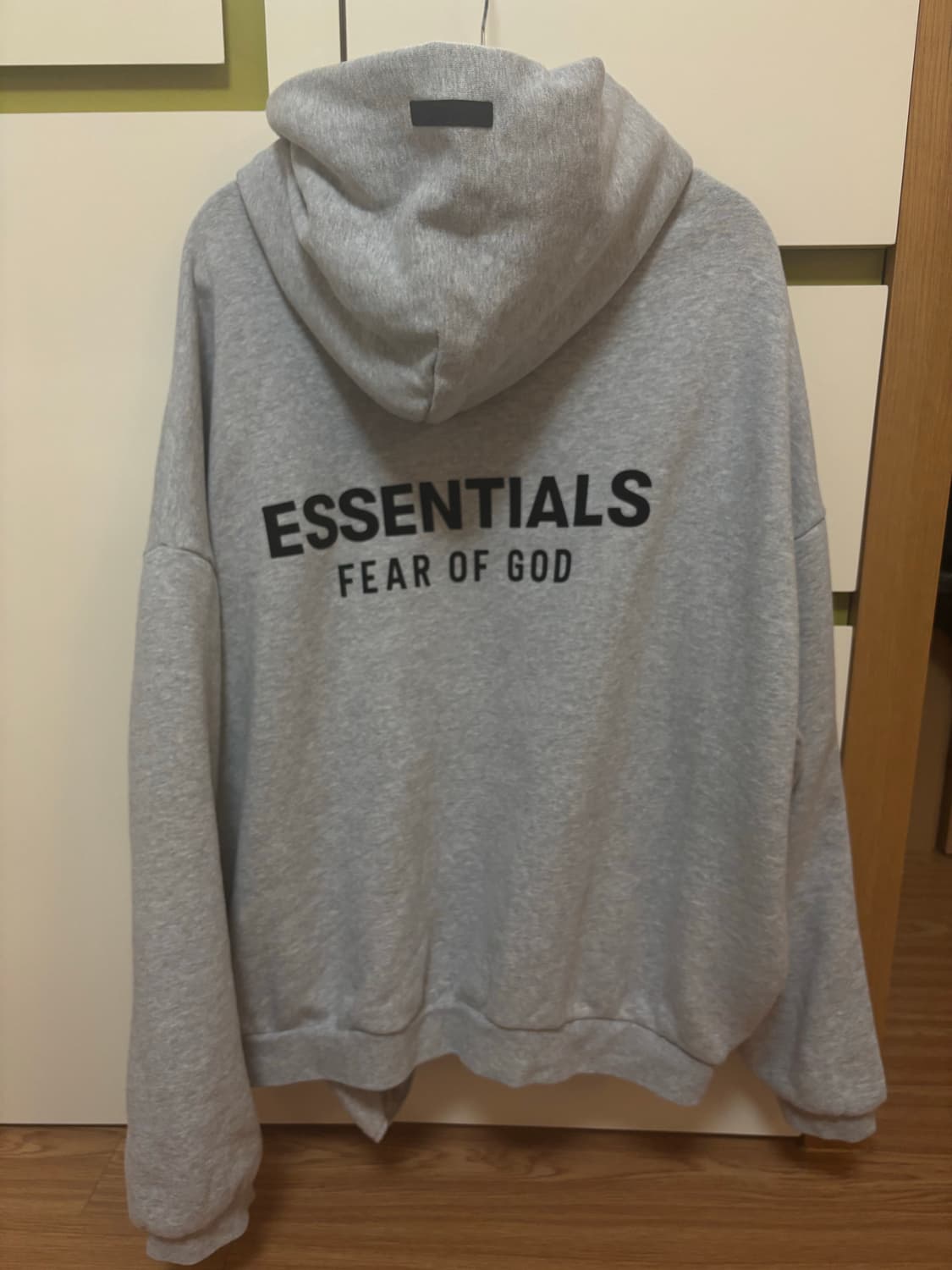 에센셜 플리스 후드 라이트 헤더 그레이  상품이미지1