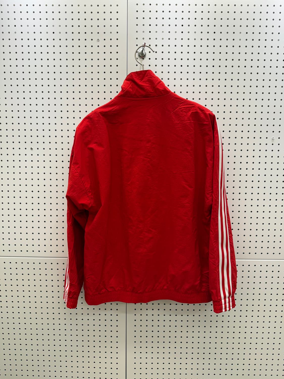 아디다스 삼선 바람막이 자켓 레드 U1116 상품이미지3