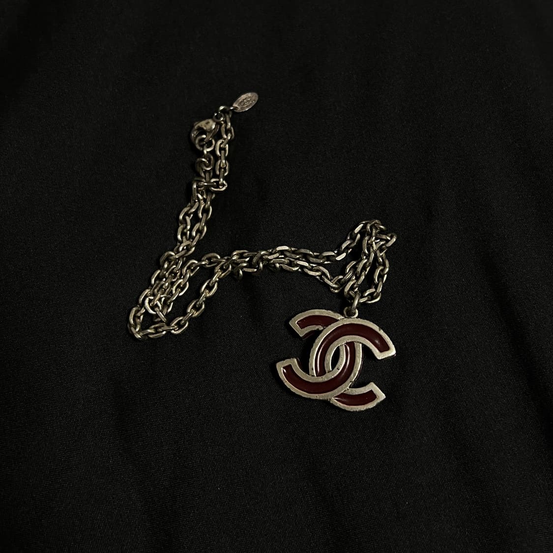정품) 올드 샤넬 로고 목걸이. 빅로고 빈티지 올드 샤넬 네클리스 상품이미지2